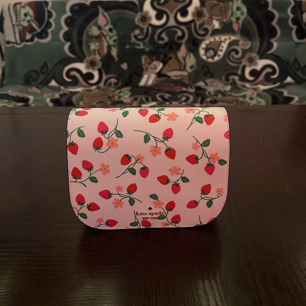 Kate Spade Pink Strawberry Print Women's Bag